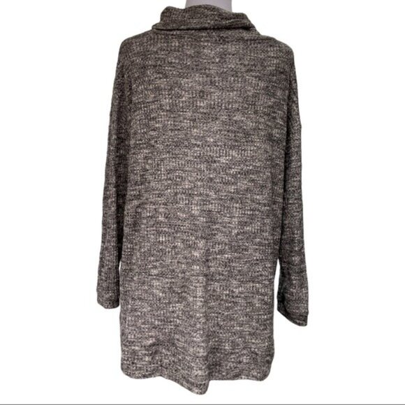 EVERLEIGH Cowl Neck Tunic Top in Grey Chambray - XS NWT - Picture 3 of 3